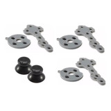 3 Borracha Condutiva Para Controle Xbox 360 2 Botões Pretos 