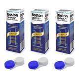 3 Boston Simplus 120ml Solução Multiação P/ Lentes Rígidas 