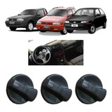 3 Botao Ar Painel Gol Parati Saveiro Bola G2 95 96 97 98 99