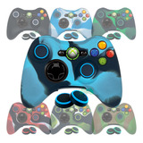 3 Capa Case Silicone Controle Xbox 360 + 6 Grips