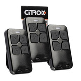 3 Controles Remotos Citrox Dual Gate 4b Linear Cx-7421