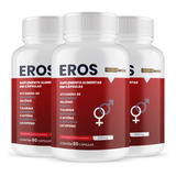 3 Eros - Original- 60 Cápsulas - Aumente Sua Vitalidade 