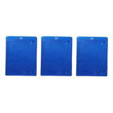 3 Estojos Box Capa Para Blu-ray Modelo Rimo Azul - Novo