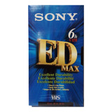3 Fitas Virgens De Videocassete Vhs Sony Ed Max T-120