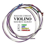 3 Jogos De Cordas Para Violino 4/4 Mauro Calixto ***