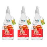 3 Kit Adestrador Sanitário Xixi Stop + Xixi Aqui Para Cães