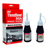 3 Kits Cola P/ Retrovisor Interno Three Bond 50g Par