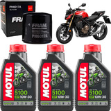 3 Oleo Motul 5100 10w30 Filtro Fram Honda Cb500f Cb 500 F