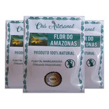 3 Pacotes Remédio Para Dor No Fígado Flor Do Amazonas