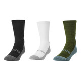 3 Pares Meias Tatica Invictus Preta Contorno Meia Bota Tenis