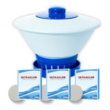 3 Pastilhas Ultraclor 200g E 1 Flutuador Para Piscina
