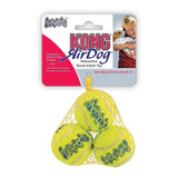 3 Peças De Bolas De Tênis Squeakair Extra Girl Kong Dog, Cor Amarela