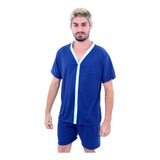 3 Pijamas Curto Masculino Aberto - Malha Pv -toque Algodão!