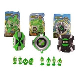 3 Relógios Ben10 Ominitrix Lançador Disco Luz E Som Aliens