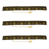 3 Relógios Katana Sword Para Samurai Sword Wakizashi Tan