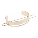 3 X 2-4 Pacotes Femininos Milimalist Hair Cuff Bun 3 Pecas