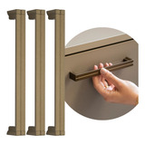 3 X Puxadores Moveis Para Porta De Armario Gaveta Flash 16cm