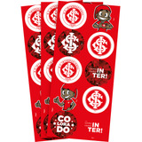 30 Adesivos Redondos - Festa Sport Club Internacional