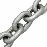 30 Metros De Corrente Galvanizada 8mm Calibrada Din 766