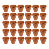 30 Mini Vasinho Barro Cerâmica P/ Lembrancinha 5,0x4,0 Cm