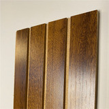 30 Placas Adesivas Painel Madeira Ripada Montável Mdf 53x15