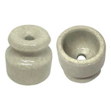 30 Roldanas Isolador Cerâmica 24 X 24 Para Chocadeiras