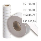 30 Rolos Etiquetas Preço Dupla 2616 Duas Datas Valid/fabric