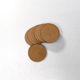 300 Bolachas Aplique Mdf Cru 3cm P/artesanatos/base/suporte 