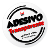 300 Etiquetas Adesivos Transparente Sua Logo / Sua Arte 5x5