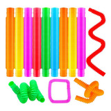 32 Peças De Tubo Fidget Dobrável Pop It Brinquedos Atacado