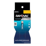 32 Pilhas Aaa Palito Alcalina Rayovac 1 Tubo