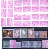 35 Selos Postais Postal Antigos Do Paraguai E Bolívia - L 1