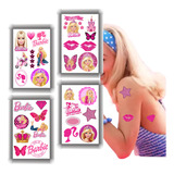 35 Tatuagens Tattoo Temporárias Barbie, Desenhos, Infantil