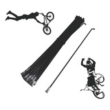 36 Raio Zincado Preto 190mm Fino 2.0 Bmx Qualidade Importado