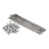 36 Raios Zincado Bike Aço 190mm 2.5mm Grosso Para Aro 20 