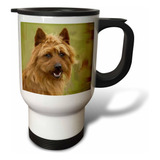 3drose Australian Terrier Travel Caneca, 14 Onças