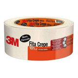 3m 101la Fita Crepe 48mm X 50m Uso Geral Cor Bege