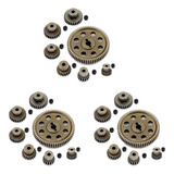 3x 11184 Metal Diff Main Gear 64t Engrenagens De Pinhão De M