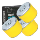 3x Filtro De Ar Motor Gasolina 13 E 15hp Acionador