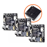 3x Mini Modulo Receptor Bluetooth 5.0 Audio Mp3 Amplificador