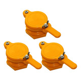 3x Válvulas De Porta De Mel Multifunções Amarelo