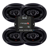 4 Alto Falante Selenium Jbl 69 Pol 200w Rms + Módulo Stetsom