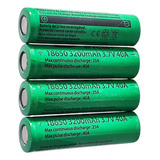 4 Baterias Lion 18650 Para Câmera Ip Wifi Icsee Full Hd 1080