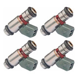 4 Bicos Injetores Gol Parati 1.0 8v 16v Mpi Gasolina Iwp058