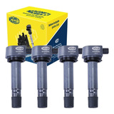 4 Bobinas Ignição New Civic 1.8 16v Flex 2007 2008 2009 2010