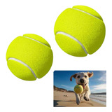 4 Bola De Tênis Resistente Cachorros Adoram
