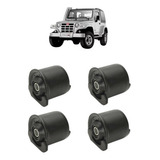 4 Buchas Dos Tirantes Troller T4 2002/2014 Orig. Suporte Rei