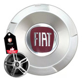 4 Calota De Roda Stilo Abarth Aro 13,14,15,17 Fiat Vermelho