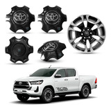 4 Calotas Hilux 20/24 Sw4 Roda Original Monaco Krmai Aro 18+