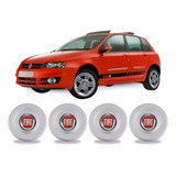 4 Calotas Tampa Centro De Roda Fiat Stilo Aro 16 Wolverine